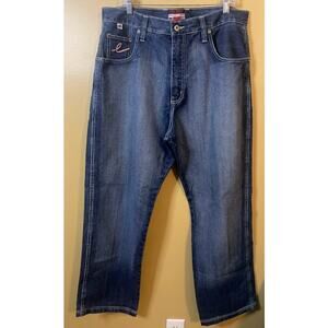Evolution Men's Extra Baggy‎ 100% Cotton Jeans Size 36X32